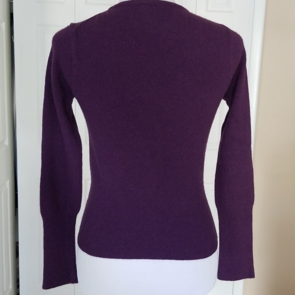 French Connection Wool Sequin Cropped Cardigan - image 4